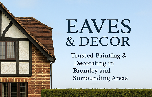 Eaves and Decor Painted 1930's House